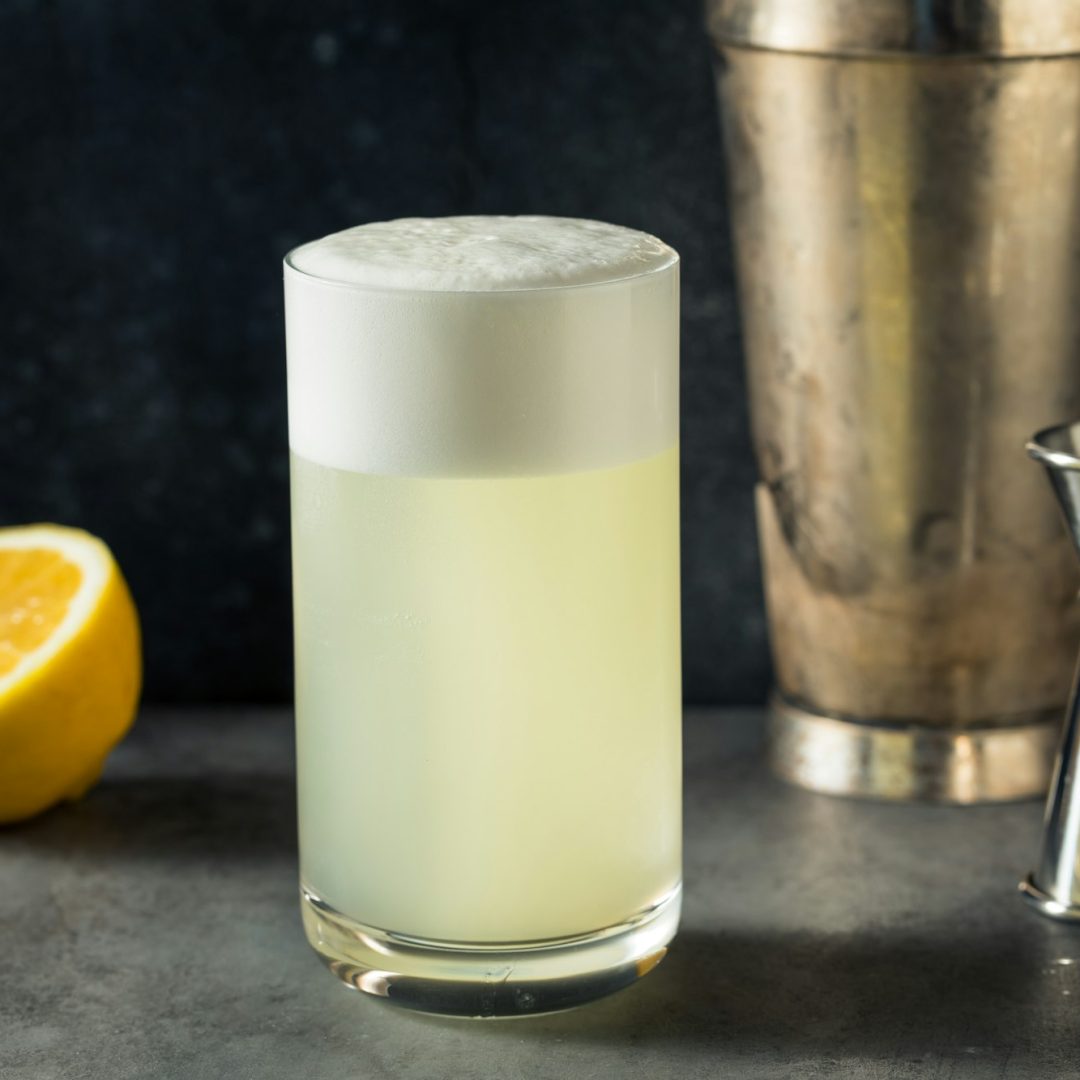 Boozy Refreshing Lemon Gin Fizz